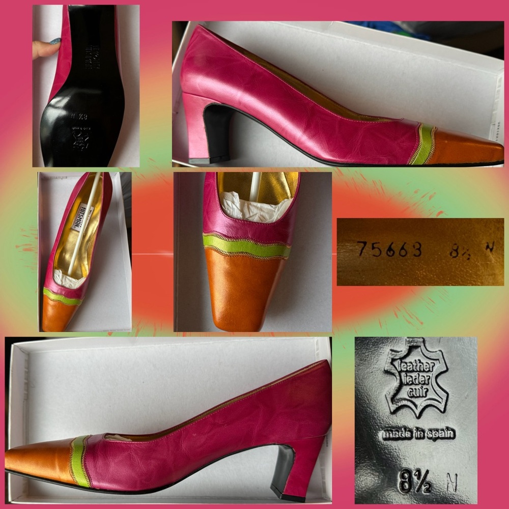 Timothy Hitsman Heels - Vintage - Never worn! Neon 8.5 N